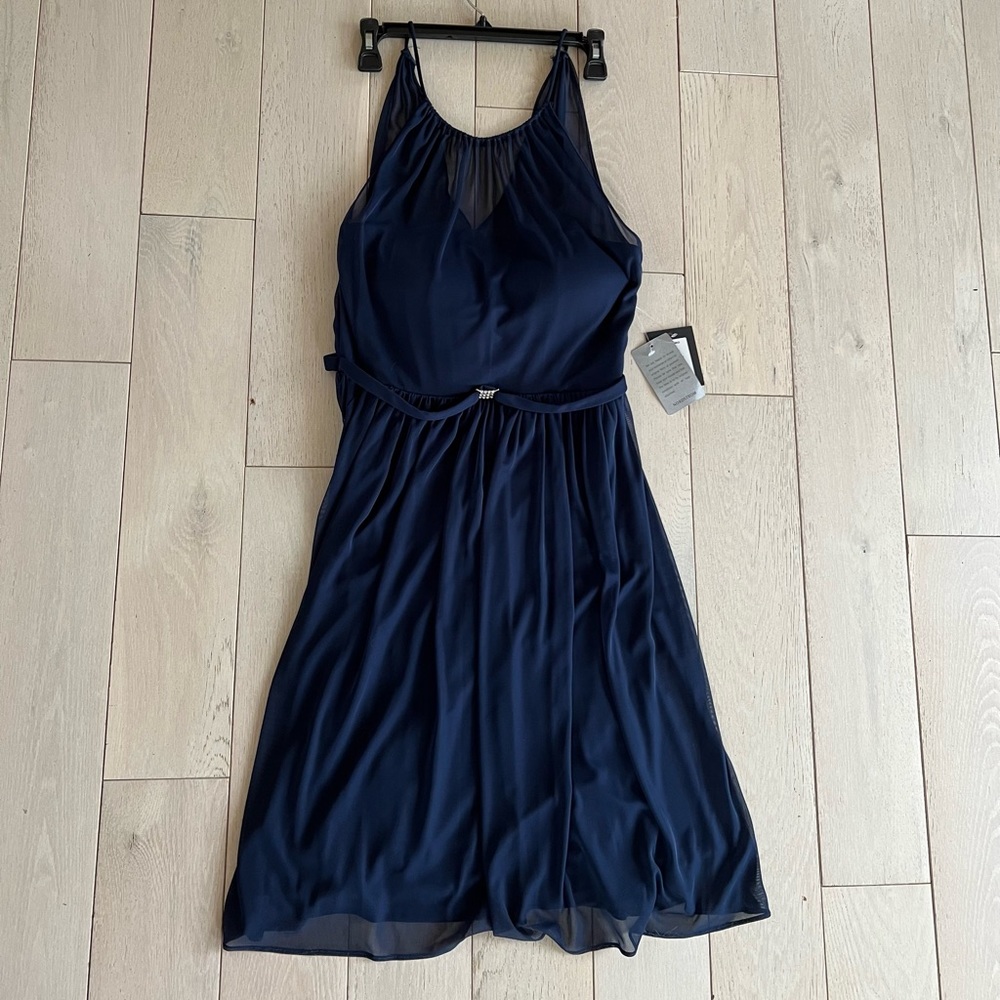 Navy party/cocktail/wedding guest dress